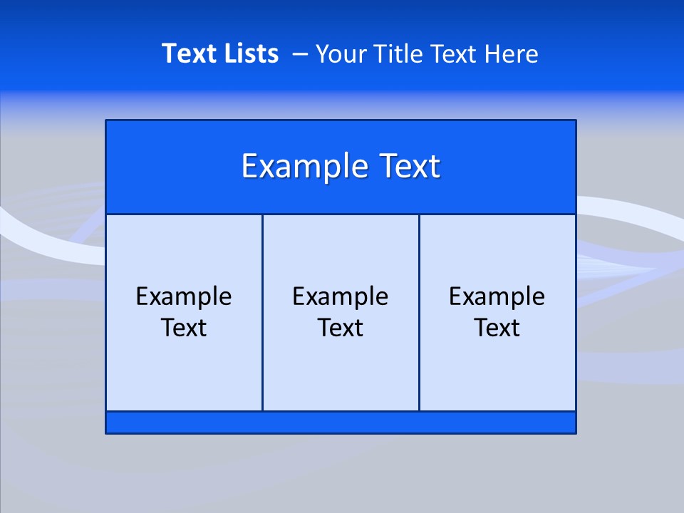 Simple Bluewaves Design PowerPoint Template