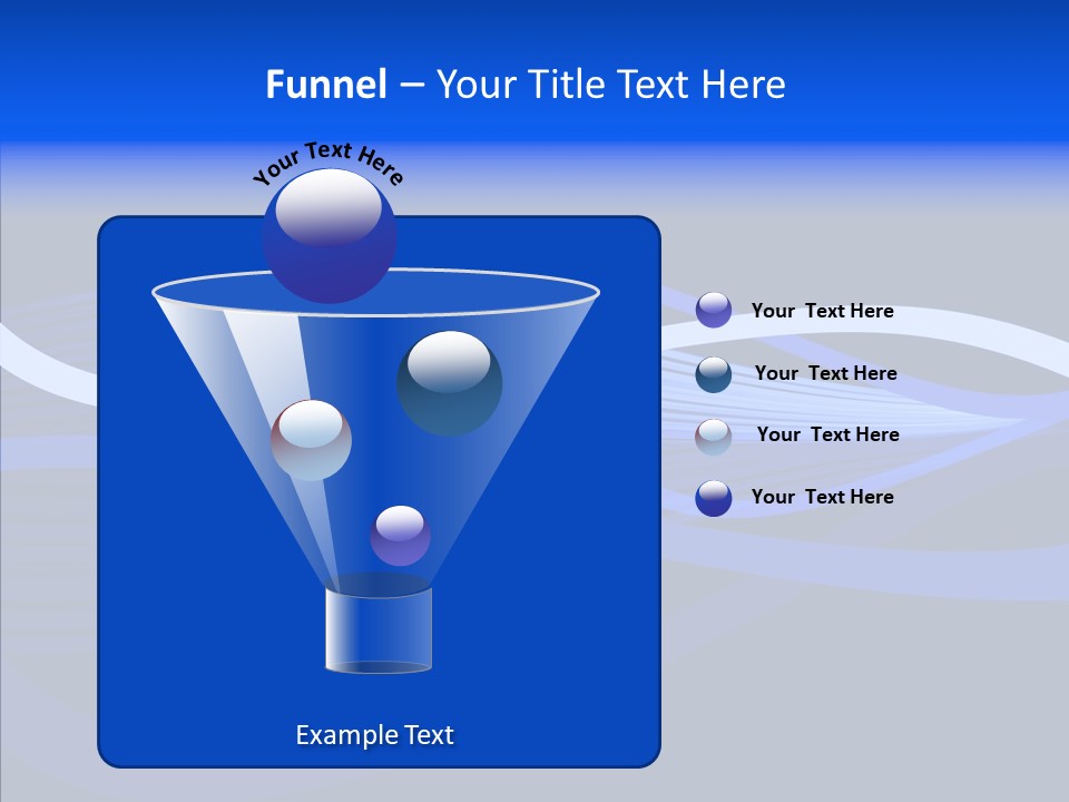 Simple Bluewaves Design PowerPoint Template
