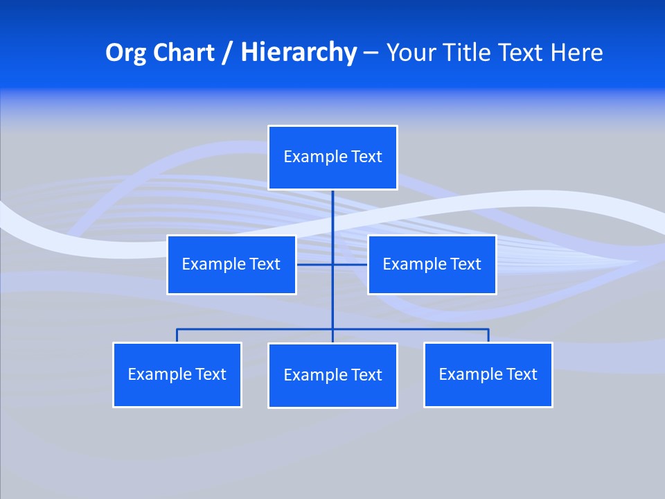 Simple Bluewaves Design PowerPoint Template