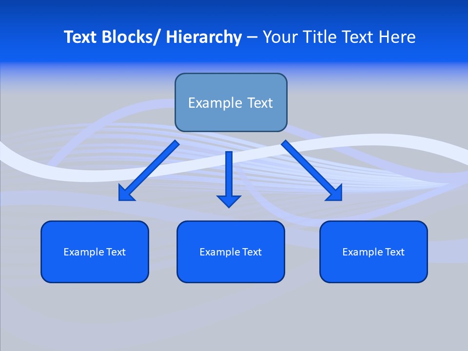 Simple Bluewaves Design PowerPoint Template