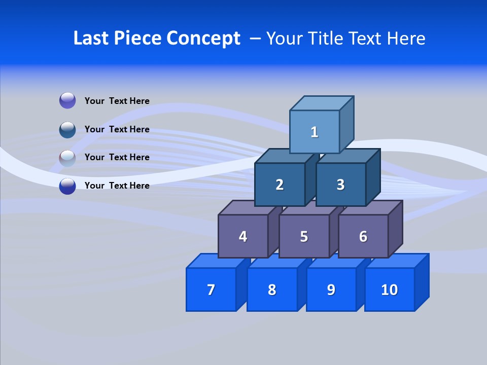 Simple Bluewaves Design PowerPoint Template