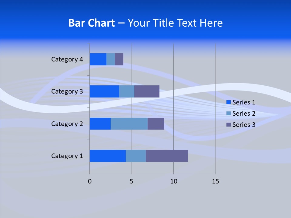 Simple Bluewaves Design PowerPoint Template