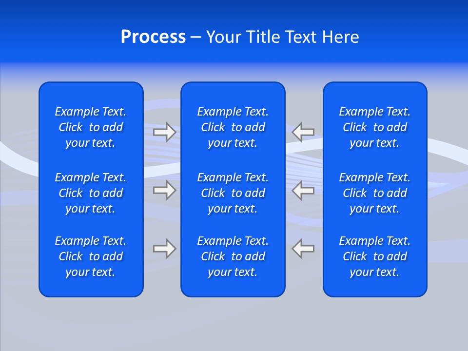 Simple Bluewaves Design PowerPoint Template