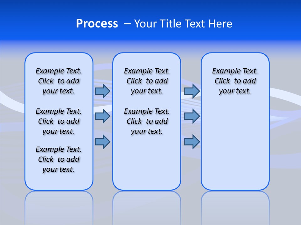 Simple Bluewaves Design PowerPoint Template