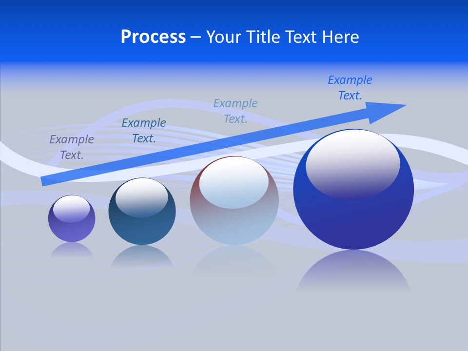 Simple Bluewaves Design PowerPoint Template