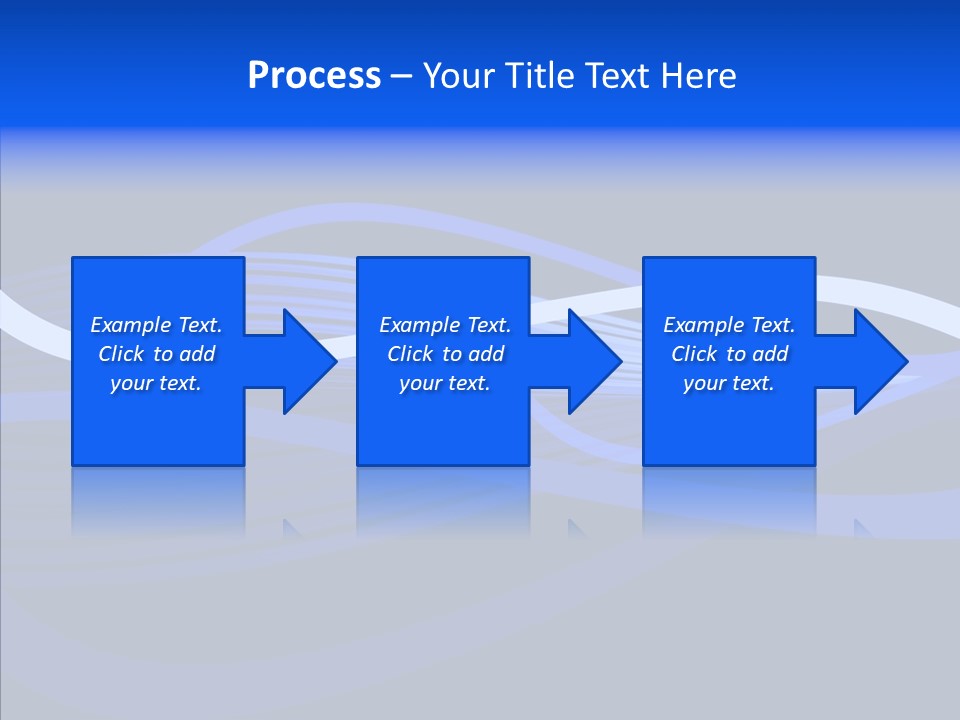 Simple Bluewaves Design PowerPoint Template