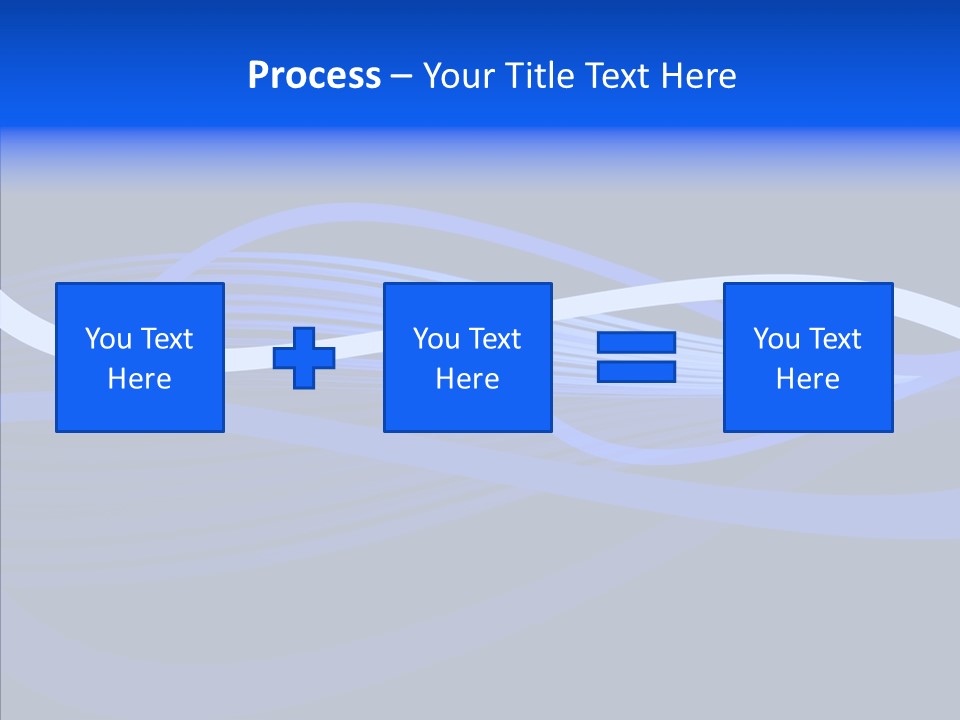 Simple Bluewaves Design PowerPoint Template