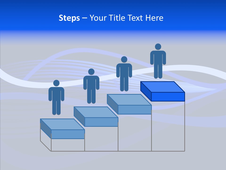 Simple Bluewaves Design PowerPoint Template
