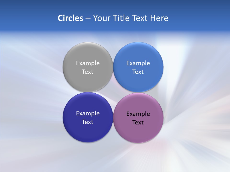 Shining White Light PowerPoint Template