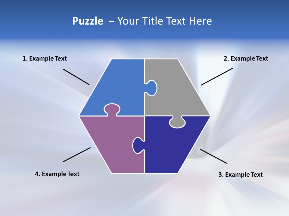 Shining White Light PowerPoint Template