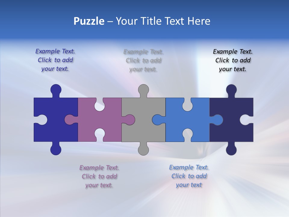 Shining White Light PowerPoint Template