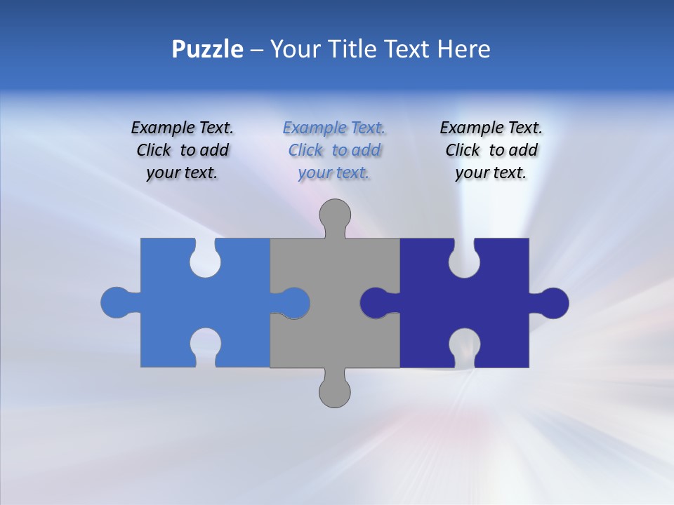 Shining White Light PowerPoint Template