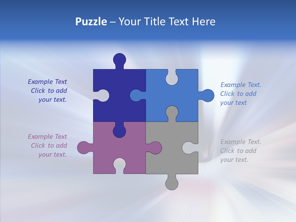 Shining White Light PowerPoint Template