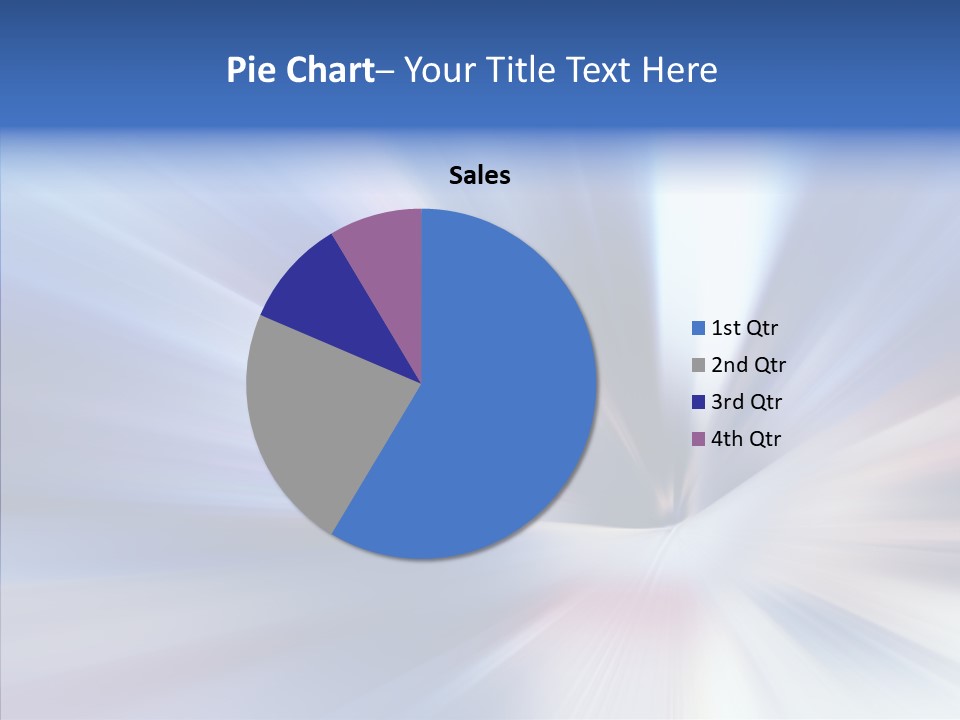 Shining White Light PowerPoint Template