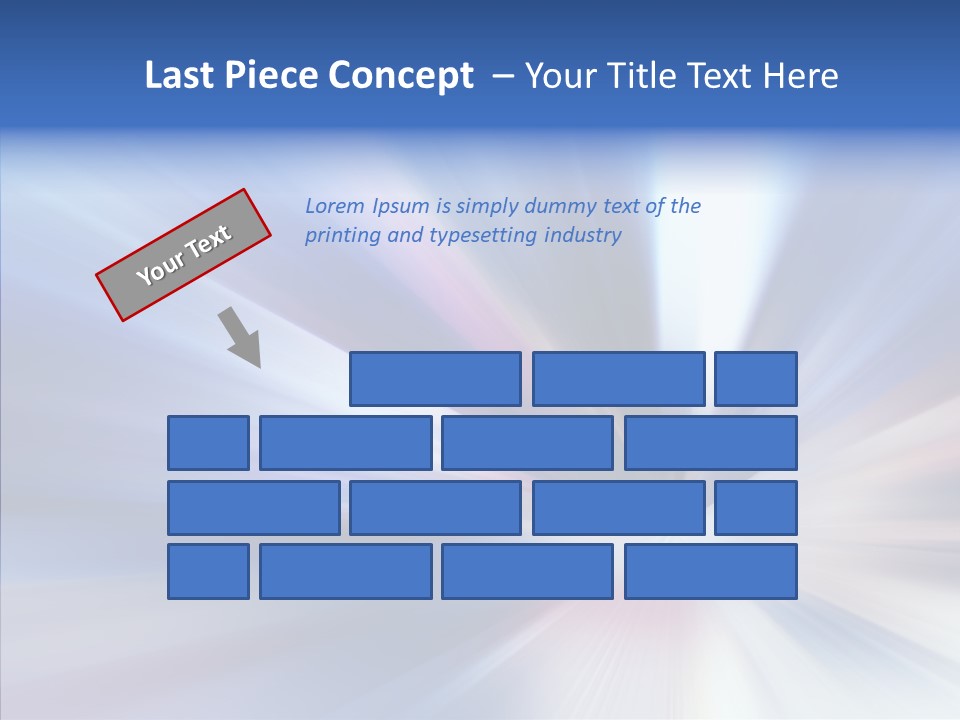 Shining White Light PowerPoint Template