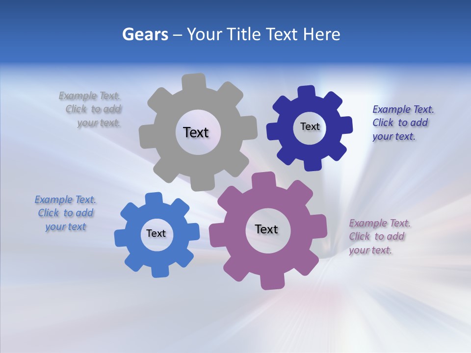 Shining White Light PowerPoint Template