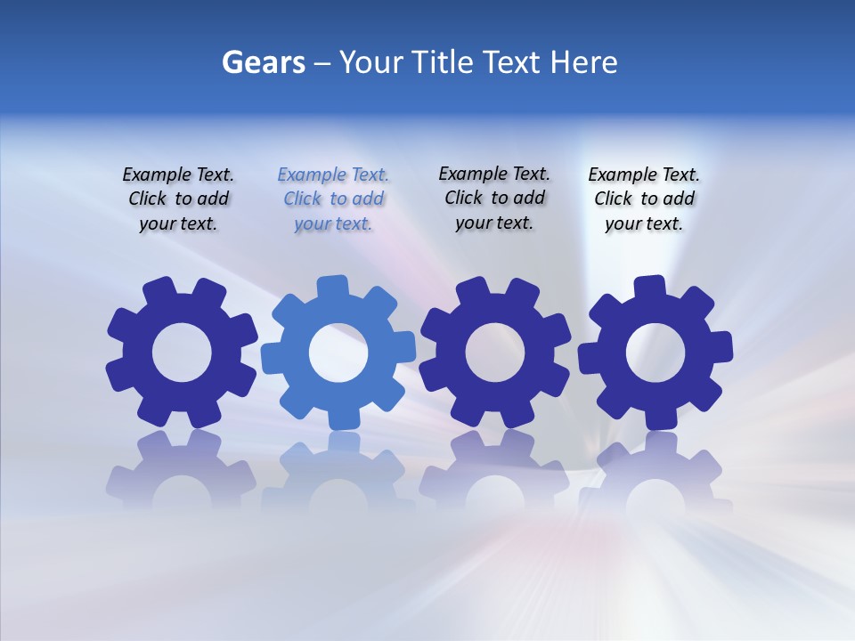 Shining White Light PowerPoint Template