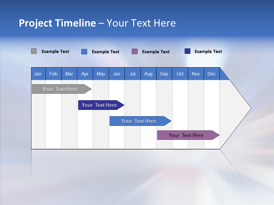 Shining White Light PowerPoint Template