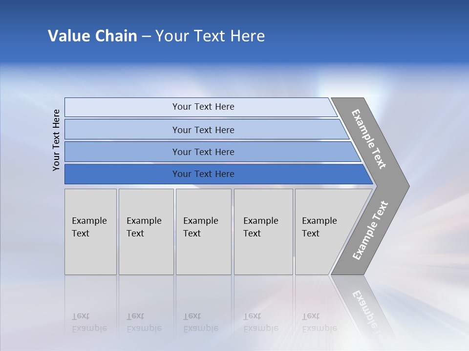 Shining White Light PowerPoint Template