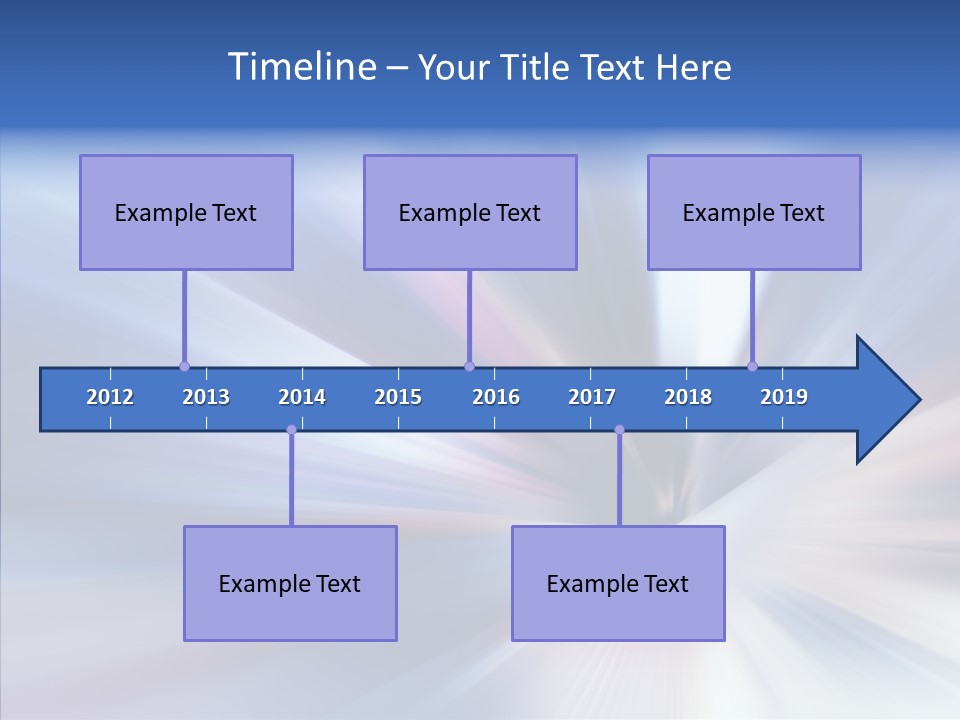 Shining White Light PowerPoint Template