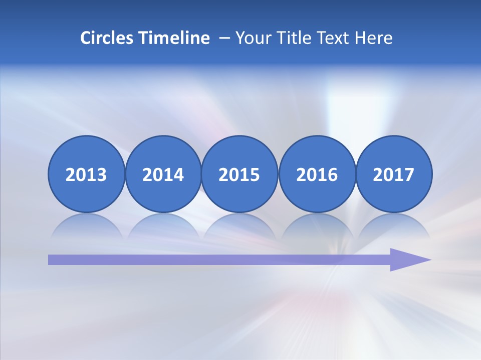 Shining White Light PowerPoint Template