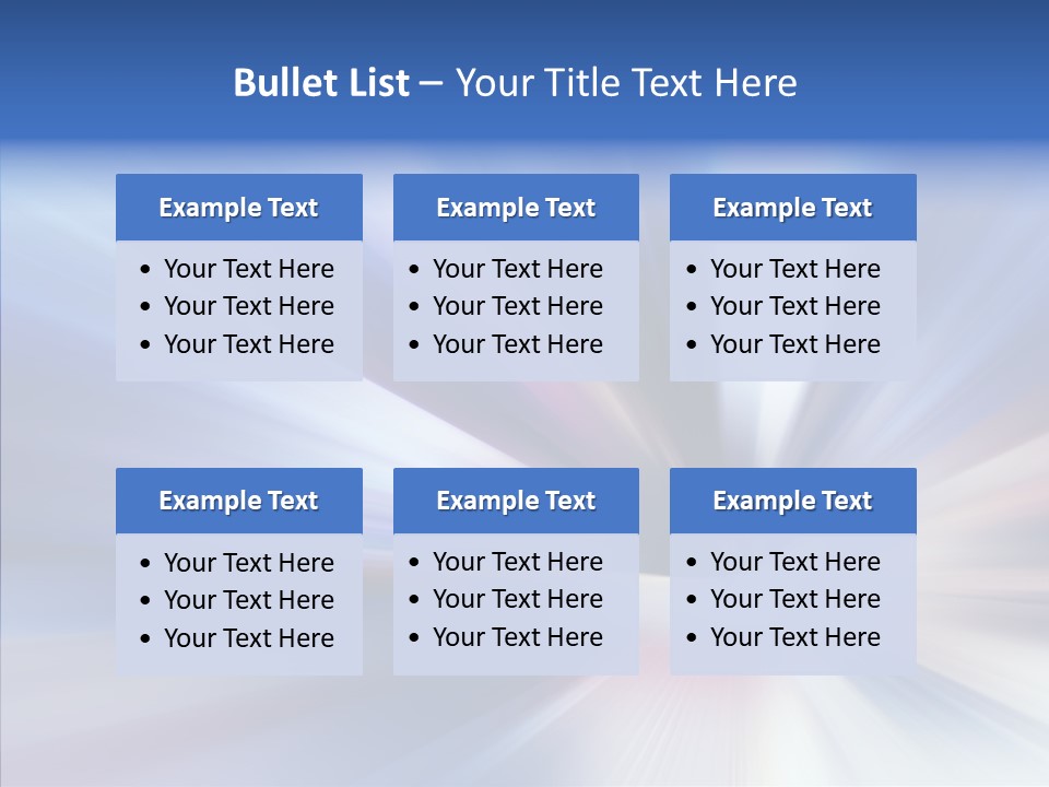 Shining White Light PowerPoint Template