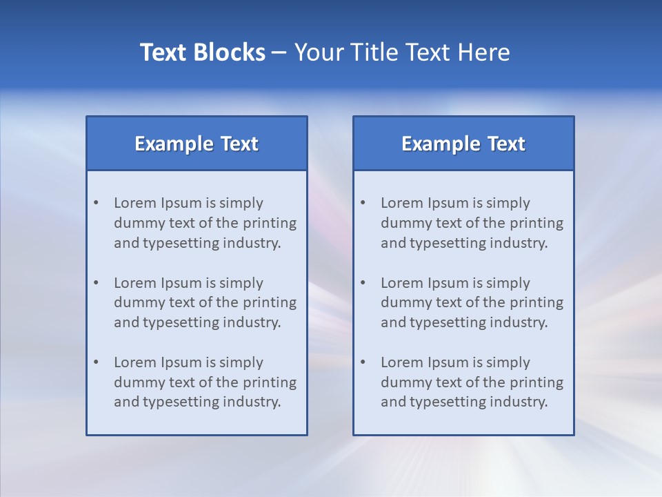 Shining White Light PowerPoint Template
