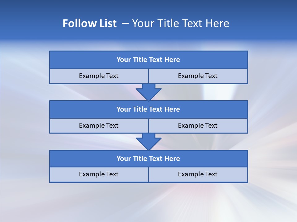 Shining White Light PowerPoint Template