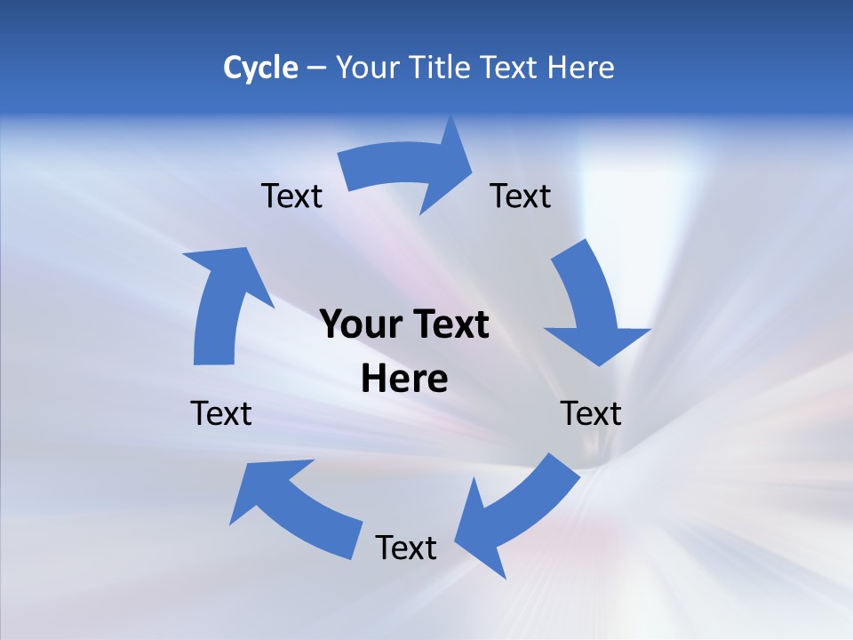 Shining White Light PowerPoint Template