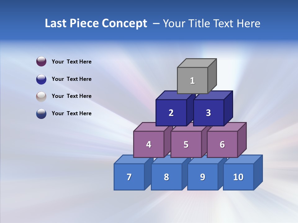 Shining White Light PowerPoint Template