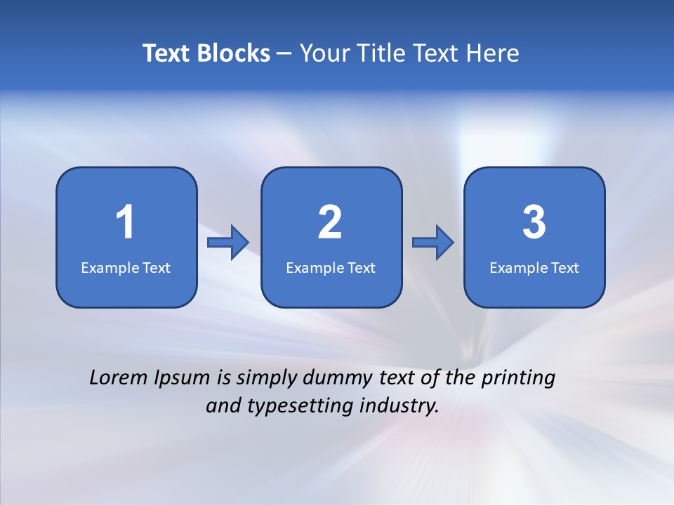 Shining White Light PowerPoint Template