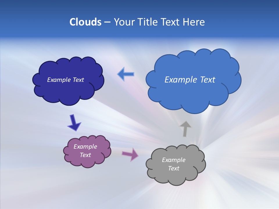 Shining White Light PowerPoint Template