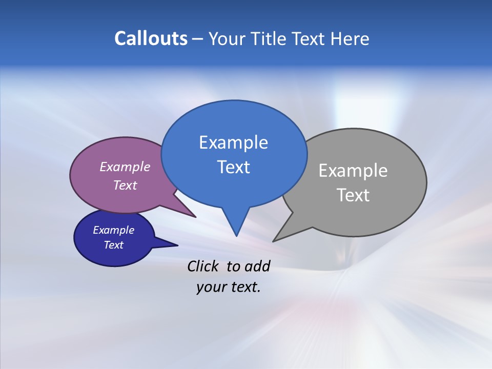 Shining White Light PowerPoint Template