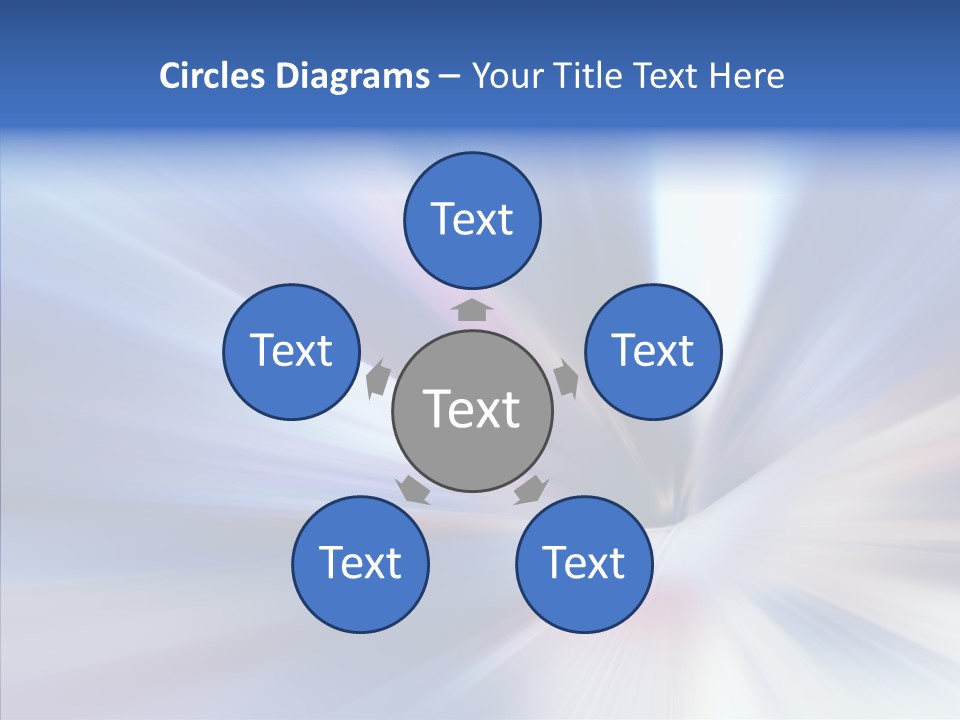 Shining White Light PowerPoint Template