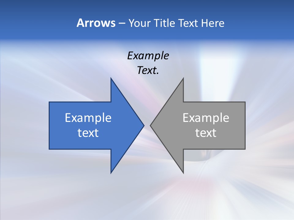 Shining White Light PowerPoint Template