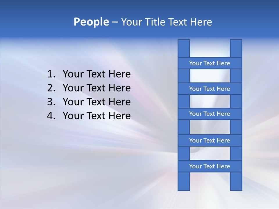 Shining White Light PowerPoint Template