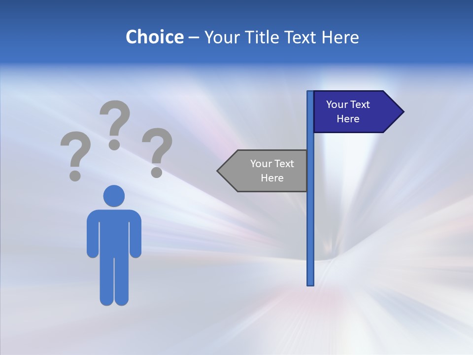 Shining White Light PowerPoint Template