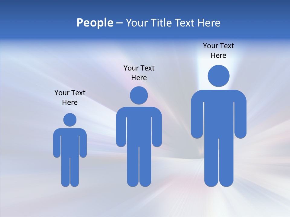 Shining White Light PowerPoint Template