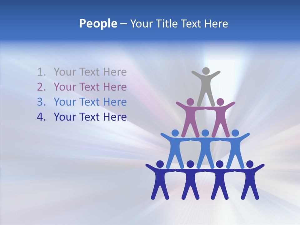 Shining White Light PowerPoint Template