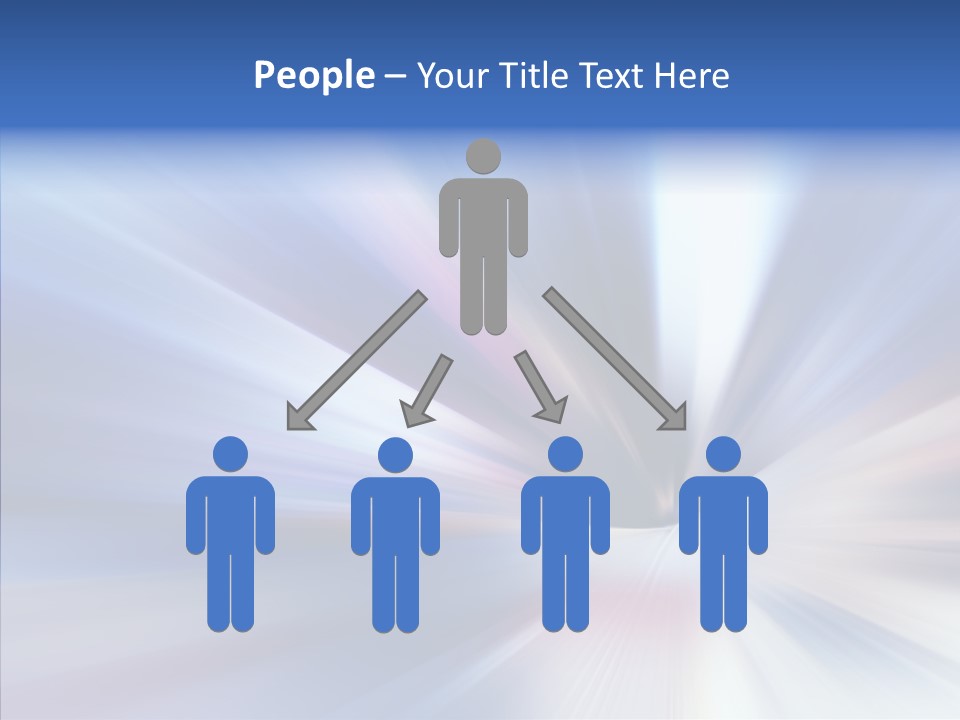 Shining White Light PowerPoint Template