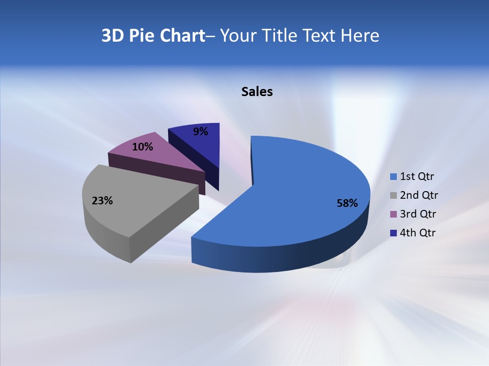 Shining White Light PowerPoint Template