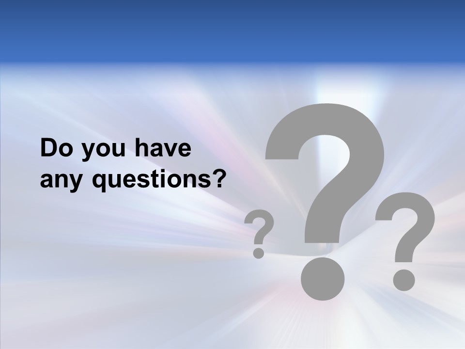 Shining White Light PowerPoint Template