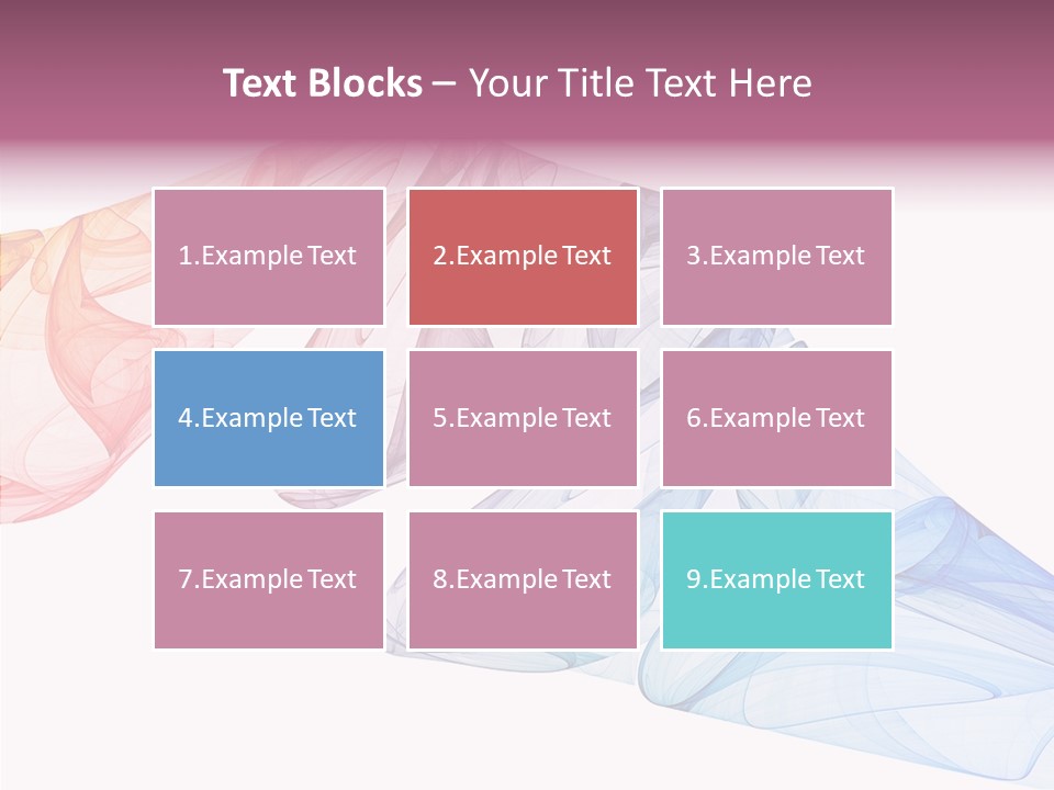 Explosion Quiet Graphics PowerPoint Template