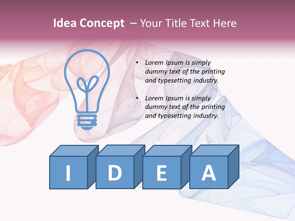 Explosion Quiet Graphics PowerPoint Template