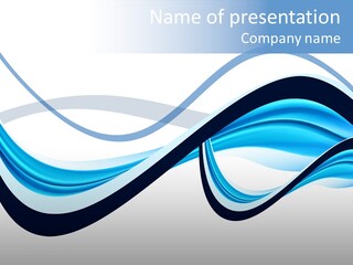 Computer Generated New Design Element PowerPoint Template