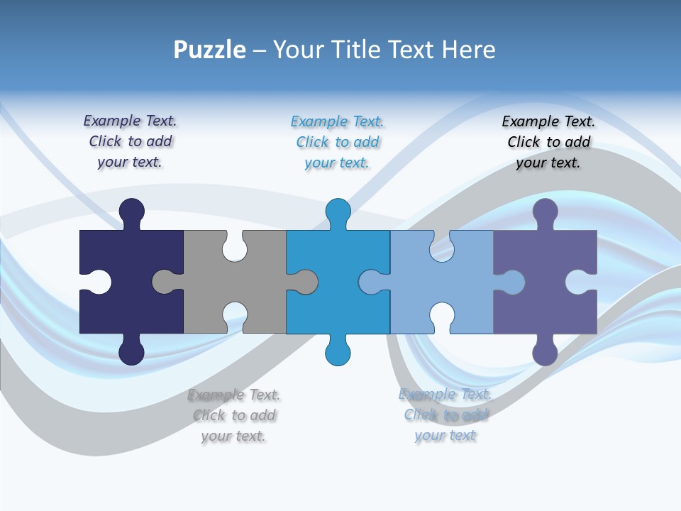 Computer Generated New Design Element PowerPoint Template