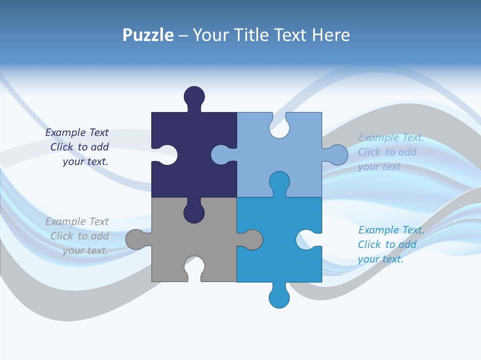 Computer Generated New Design Element PowerPoint Template
