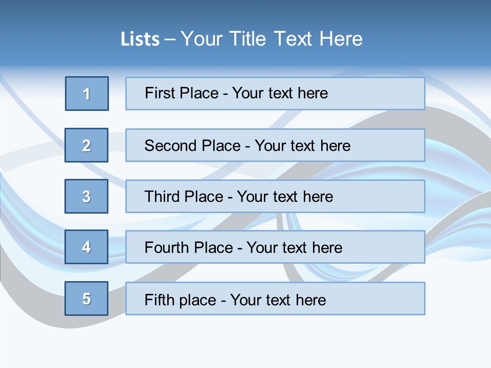 Computer Generated New Design Element PowerPoint Template