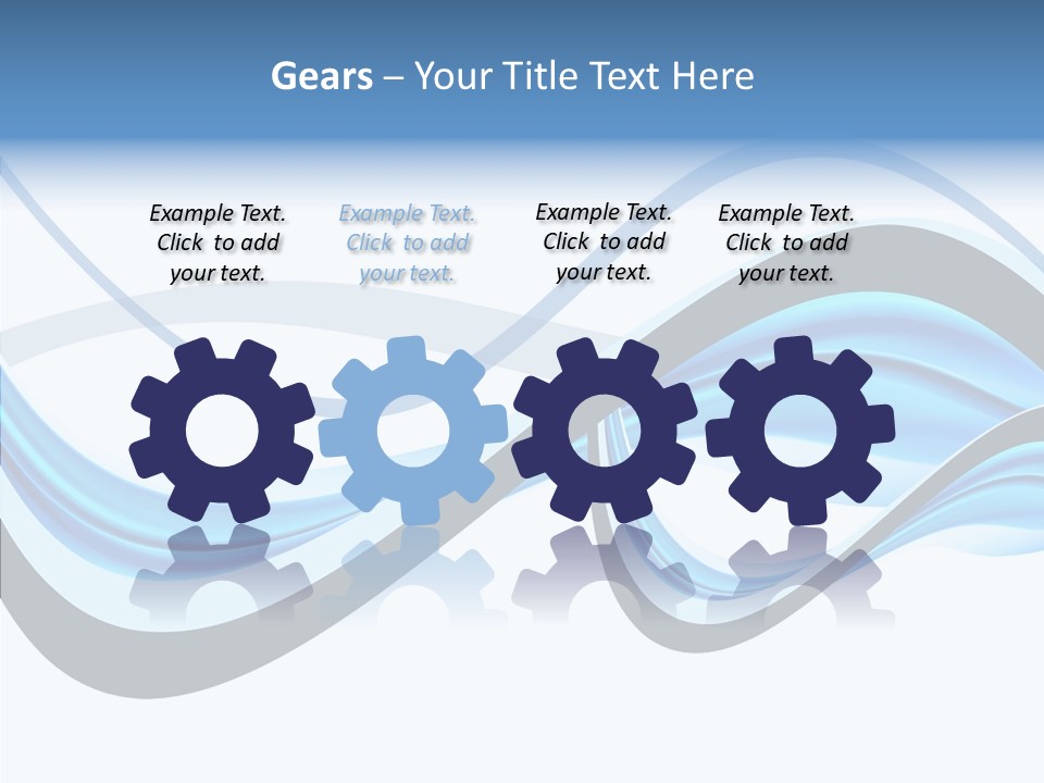 Computer Generated New Design Element PowerPoint Template