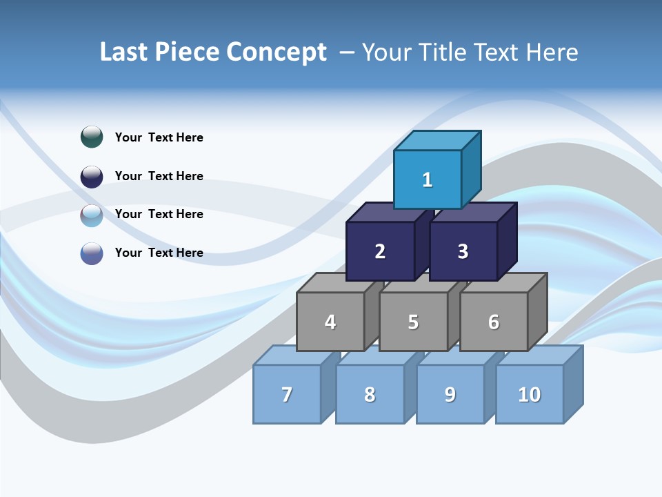 Computer Generated New Design Element PowerPoint Template